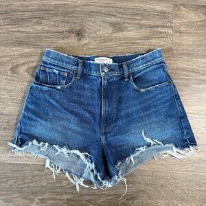 Abercrombie Mom Curve Love High Rise Shorts Size 31